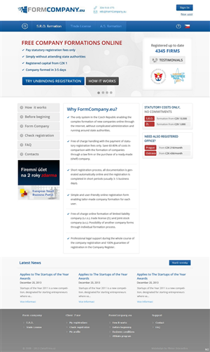 Web Design by pb for this project | Design: #2866941
