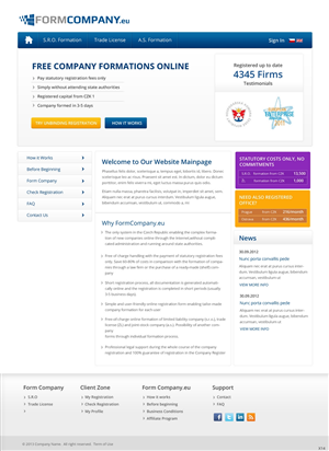 Web Design by pb for this project | Design: #2869906