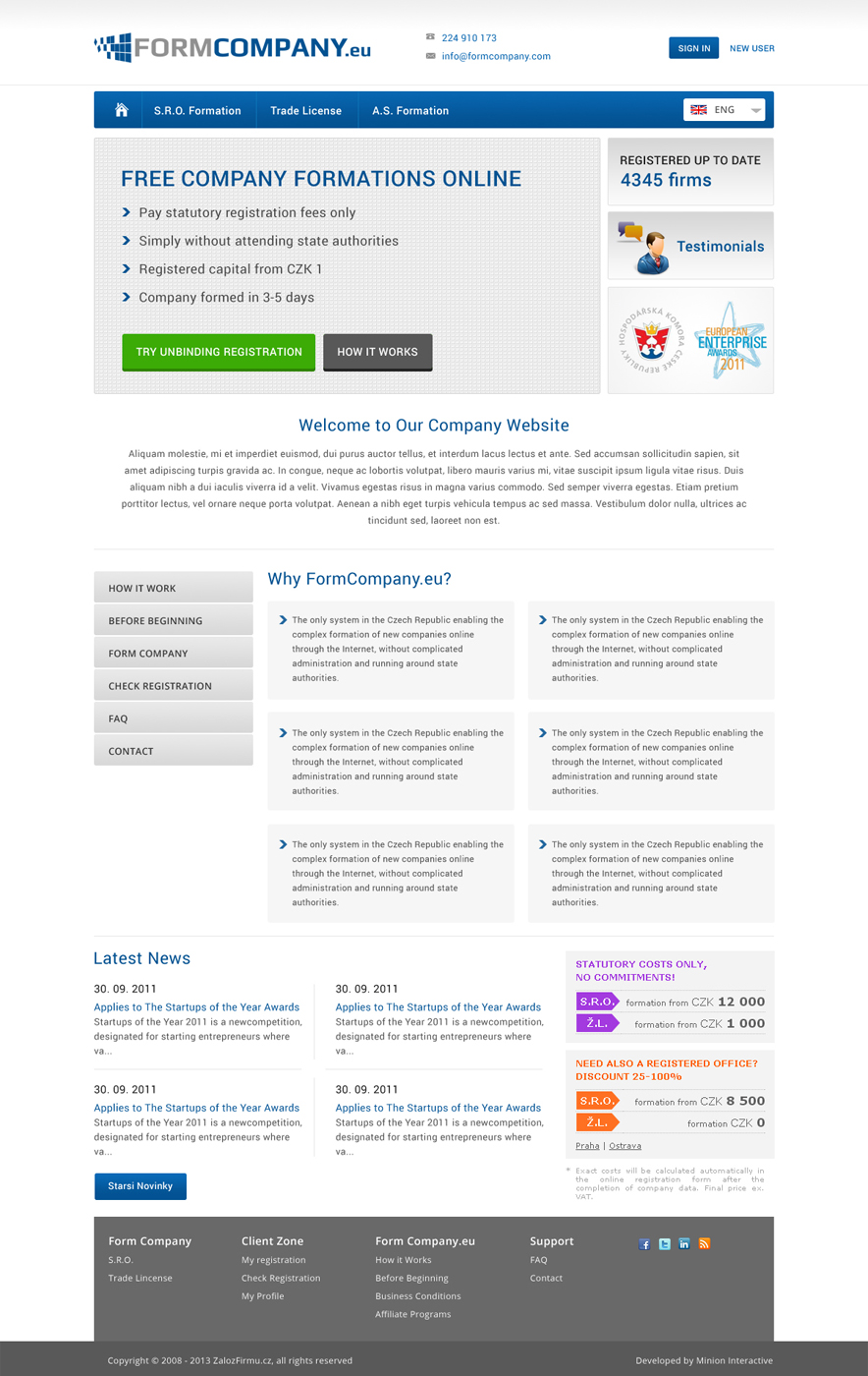 Diseño Web por Atom para este proyecto | Diseño #2893017