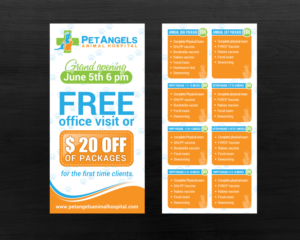 Postcard Design by chandrayaan.creative for Pet Angels Animal Hospitals | Design: #19155466