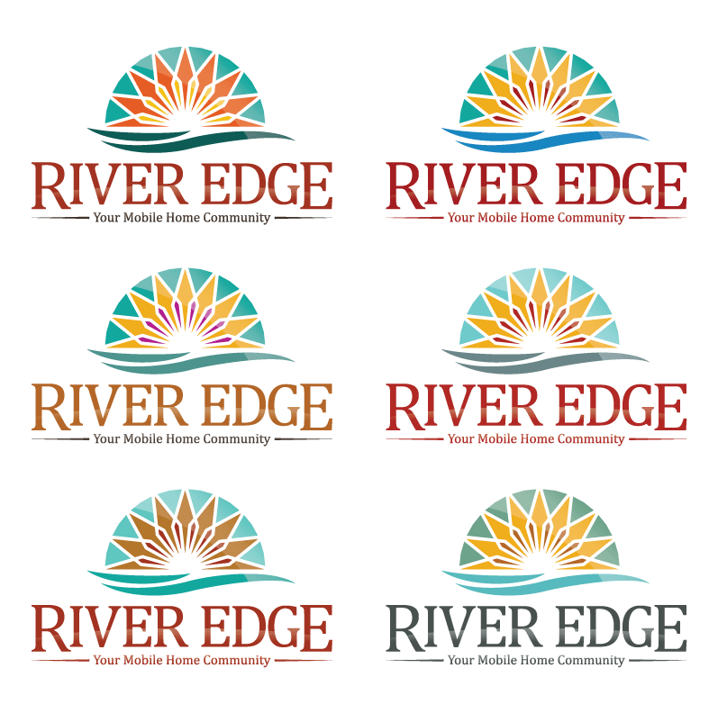 Logo Design by All American Designs for River Edge Mobile Home Community | Design #2865659