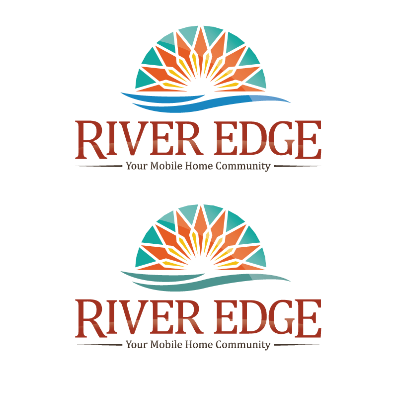Logo Design by All American Designs for River Edge Mobile Home Community | Design: #2875215