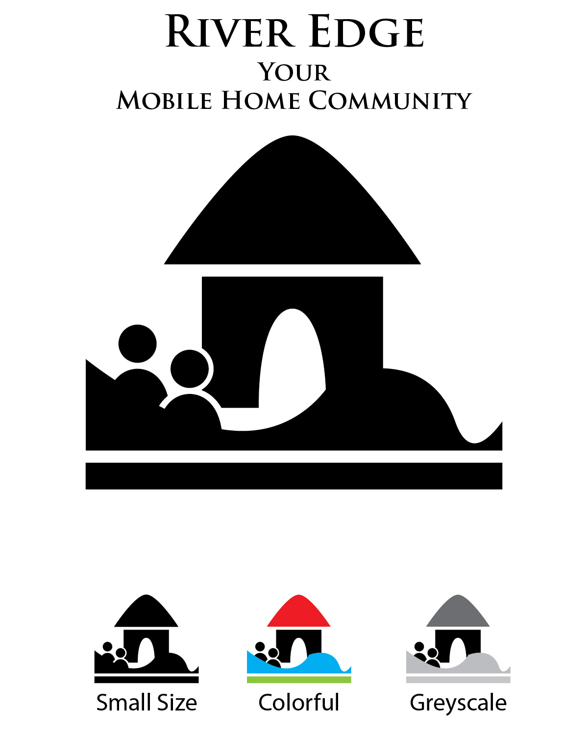 Diseño de Logo por tusia para River Edge Mobile Home Community | Diseño #2874666