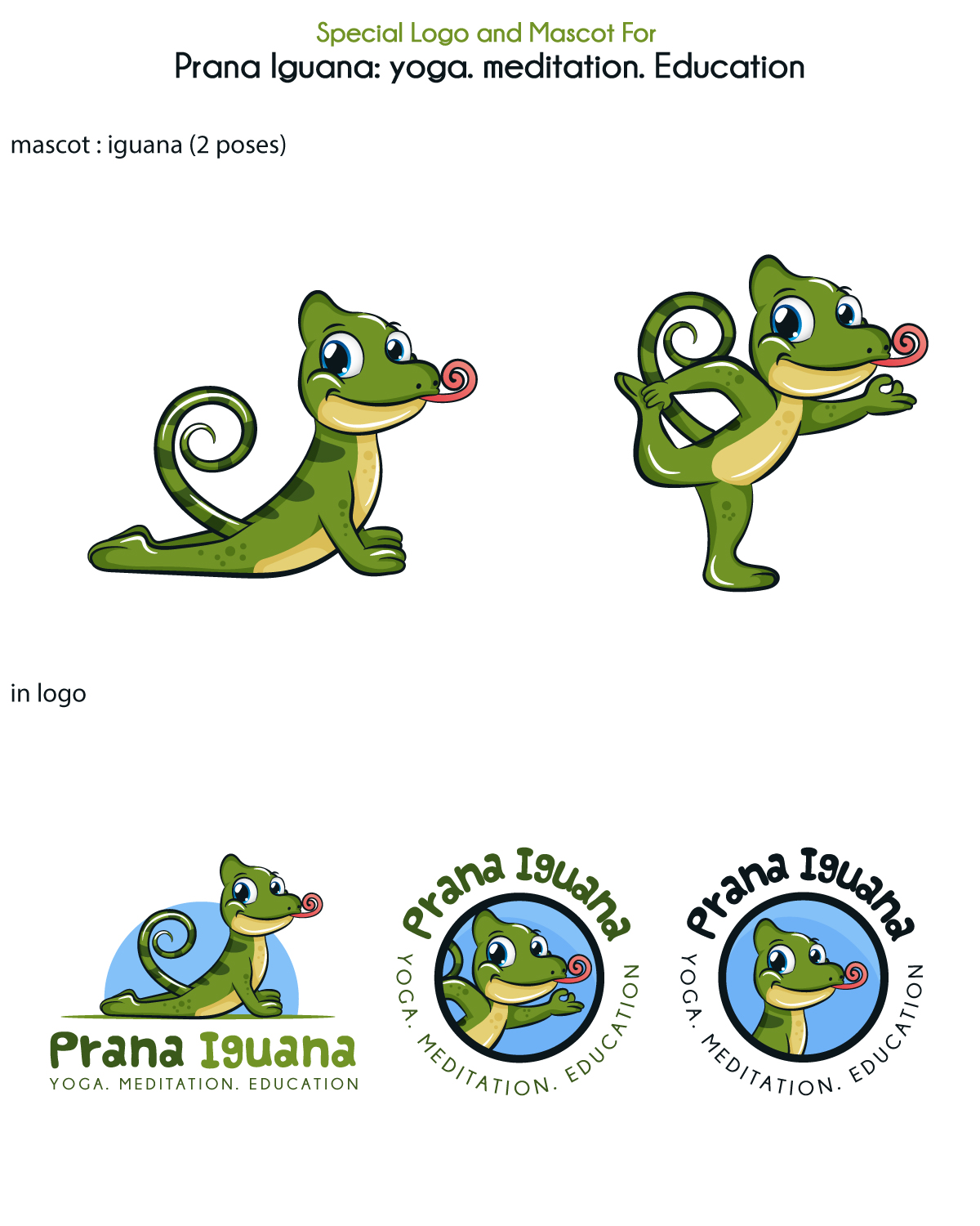 Logo Design by Anekaa for Prana iguana  | Design #19153666