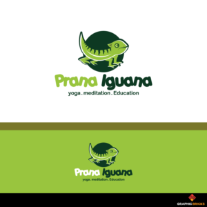 Prana Iguana: yoga. meditation. Education  | Logo-Design von Graphic Bricks