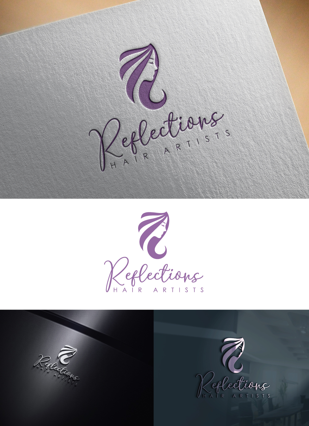 Logo Design by h27 for Reflections | Design #19192925
