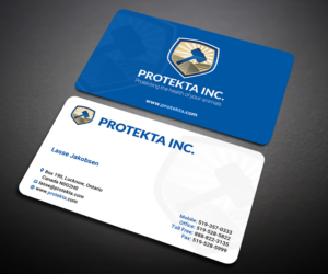 Business Card Design by Designers Hub for Protekta Inc. | Design: #19169953