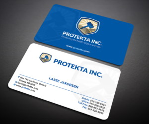 Business Card Design by Designers Hub for Protekta Inc. | Design: #19169998