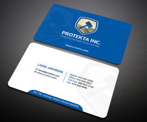 Business Card Design by Designers Hub for Protekta Inc. | Design: #19170079