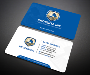 Business Card Design by Designers Hub for Protekta Inc. | Design: #19170286