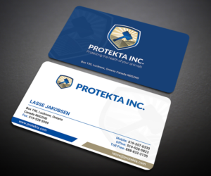 Business Card Design by Designers Hub for Protekta Inc. | Design: #19170384