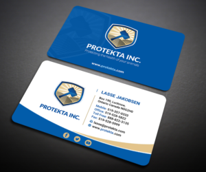 Business Card Design by Designers Hub for Protekta Inc. | Design: #19170765