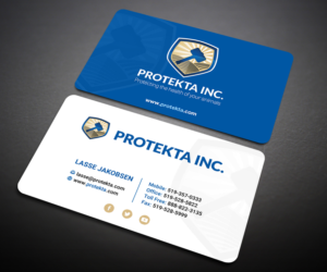 Business Card Design by Designers Hub for Protekta Inc. | Design: #19170914
