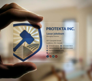 Business Card Design by INDIAN_Ashok for Protekta Inc. | Design: #19164469