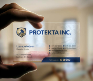 Business Card Design by INDIAN_Ashok for Protekta Inc. | Design: #19164477