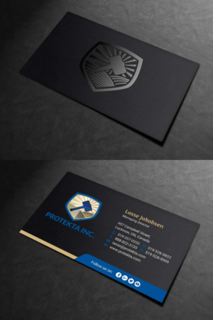Business Card Design by INDIAN_Ashok for Protekta Inc. | Design: #19164484