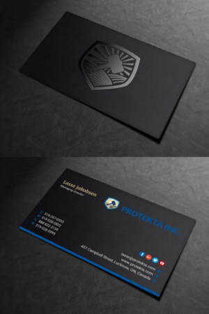 Business Card Design by INDIAN_Ashok for Protekta Inc. | Design: #19164491