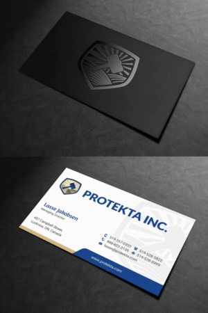 Business Card Design by INDIAN_Ashok for Protekta Inc. | Design: #19165081