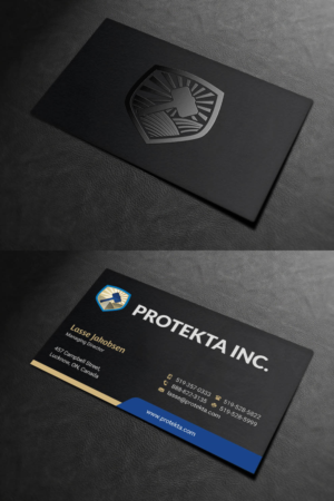 Business Card Design by INDIAN_Ashok for Protekta Inc. | Design: #19165082