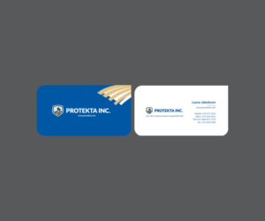 Simple, Professional and neat business card design for Protekta Inc. | Visitenkarten-Design von ArtSamurai