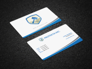 Simple, Professional and neat business card design for Protekta Inc. | Visitenkarten-Design von Pointless Pixels India