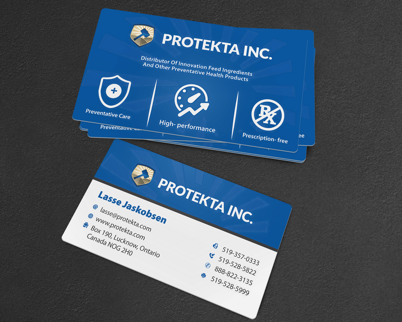 Design de Carte de Visite par Impressive Solutions pour Protekta Inc. | Design #19177923