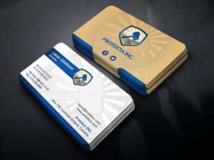 Simple, Professional and neat business card design for Protekta Inc. | Visitenkarten-Design von JK18