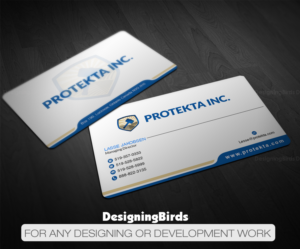 Business Card Design by Designing Birds for Protekta Inc. | Design: #19165233