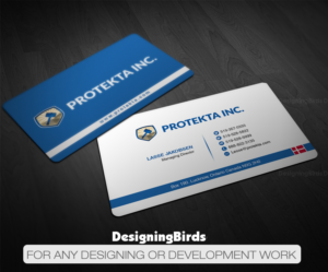 Business Card Design by Designing Birds for Protekta Inc. | Design: #19165410