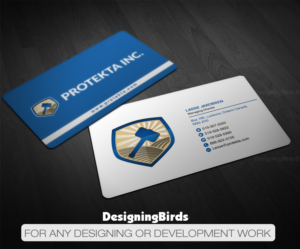 Business Card Design by Designing Birds for Protekta Inc. | Design: #19166806