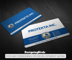 Business Card Design by Designing Birds for Protekta Inc. | Design: #19167483
