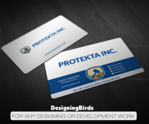 Business Card Design by Designing Birds for Protekta Inc. | Design: #19167484
