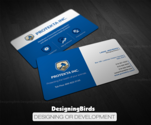 Business Card Design by Designing Birds for Protekta Inc. | Design: #19172367