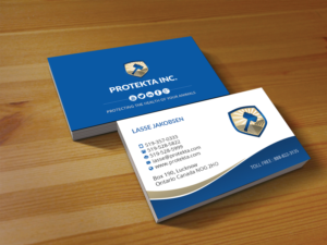 Business Card Design by Creations Box 2015 for Protekta Inc. | Design: #19181964