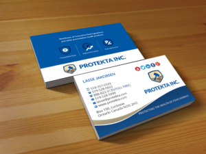 Business Card Design by Creations Box 2015 for Protekta Inc. | Design: #19181965