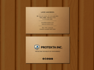 Business Card Design by Creations Box 2015 for Protekta Inc. | Design: #19181966