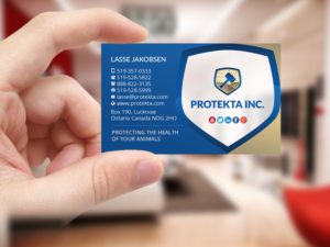 Business Card Design by Creations Box 2015 for Protekta Inc. | Design: #19181972