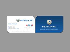 Business Card Design by Creations Box 2015 for Protekta Inc. | Design: #19182062