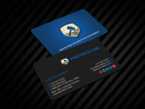 Business Card Design by Creations Box 2015 for Protekta Inc. | Design: #19182071