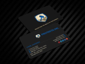 Business Card Design by Creations Box 2015 for Protekta Inc. | Design: #19182072