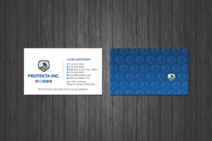 Business Card Design by Creations Box 2015 for Protekta Inc. | Design: #19182076