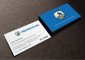 Business Card Design by Creations Box 2015 for Protekta Inc. | Design: #19182088