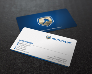 Visitenkarten-Design von Brand aid für Protekta Inc. | Design #19176384