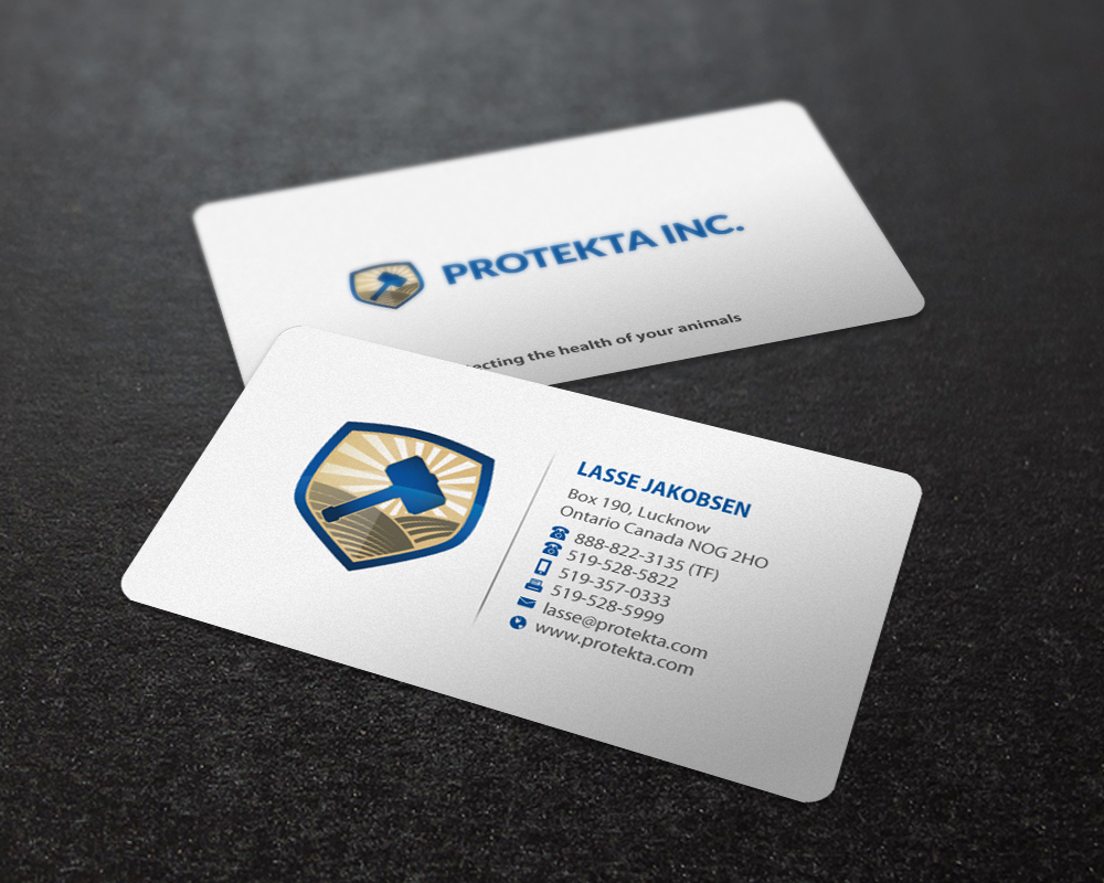 Business Card Design by Brand aid for Protekta Inc. | Design #19180850