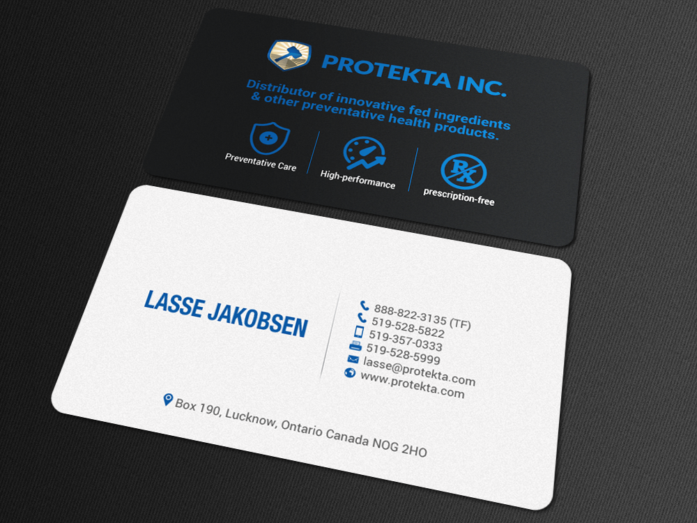 Design de Carte de Visite par chandrayaan.creative pour Protekta Inc. | Design #19176320
