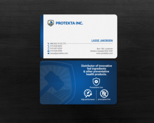 Business Card Design by chandrayaan.creative for Protekta Inc. | Design: #19176324