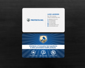 Business Card Design by chandrayaan.creative for Protekta Inc. | Design: #19176325