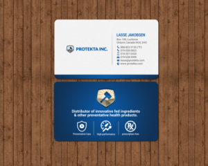 Business Card Design by chandrayaan.creative for Protekta Inc. | Design: #19176328