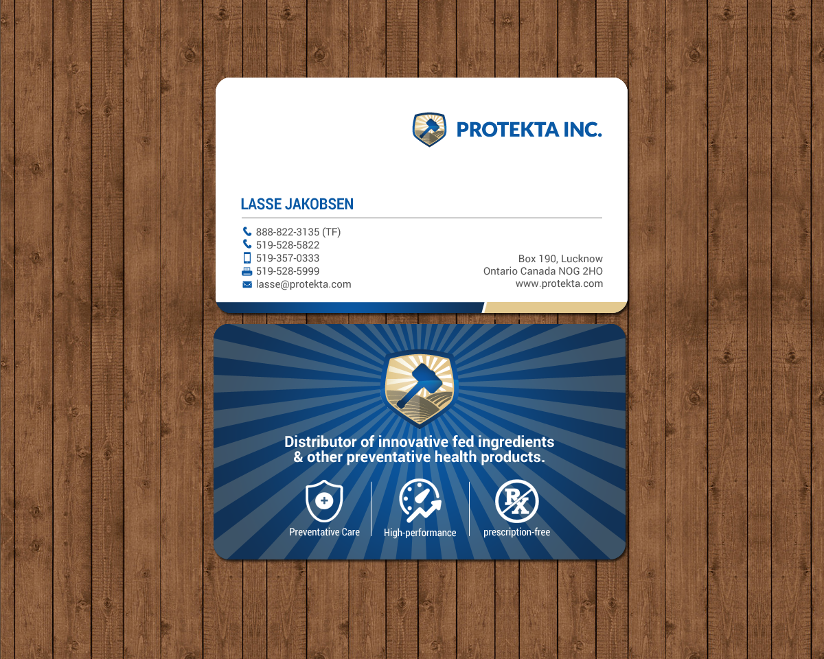 Business Card Design by chandrayaan.creative for Protekta Inc. | Design #19176329