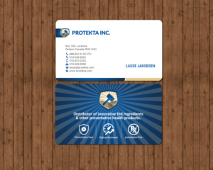 Business Card Design by chandrayaan.creative for Protekta Inc. | Design: #19176330
